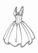 Coloring Dress Pages Printable Wedding Girls Barbie Princess Visit sketch template