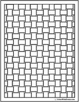 Coloring Pages Pattern Printable Basket Adults Weave Kids Adult Colouring Print Colorwithfuzzy Fuzzy Digital Cool Geometric Designs Templates Intricate Stencil sketch template