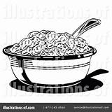 Cereal Coloring Bowl Clipart Illustration Sheet Nortnik Andy Royalty Printable Pages Rf Template Getcolorings Print Getdrawings Stock sketch template