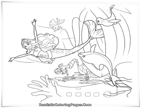 barbie mermaid coloring pages  print images pictures becuo
