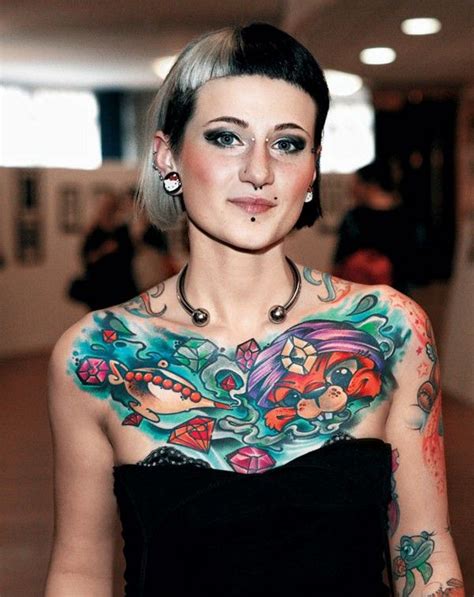 110 Best Chest Tattoos For Women And Men Piercings Models Chest