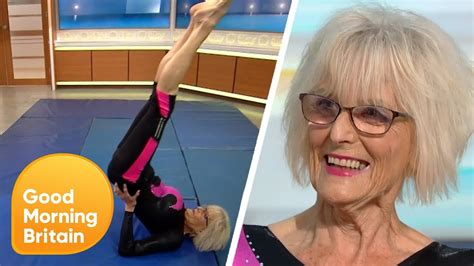 80 year old grandma turned gymnast wins silver medal good morning