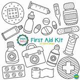 Aid Kit First Clipart Emergency Drawing Thermometer Medical Stamp Digital Medicine Paintingvalley Etsy Drawings Webstockreview sketch template