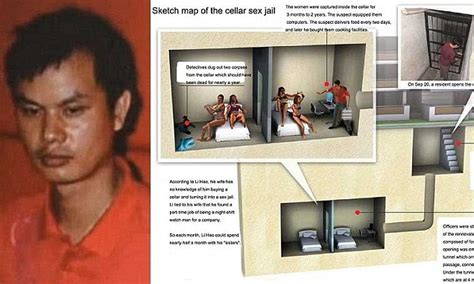 killer li hao who kept sex slaves in home made dungeon executed in china daily mail online