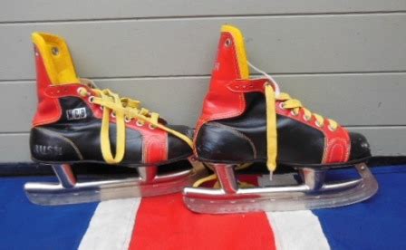 vintage ice hockey boots