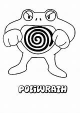 Pokemon Coloring Pages Poliwrath Water Poliwhirl Para Color Printable Hellokids Imagenes Agua Card Source Print Choose Board Gzx Go Getcolorings sketch template