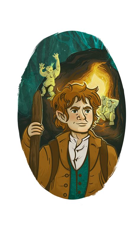 hobbit illustrations  behance