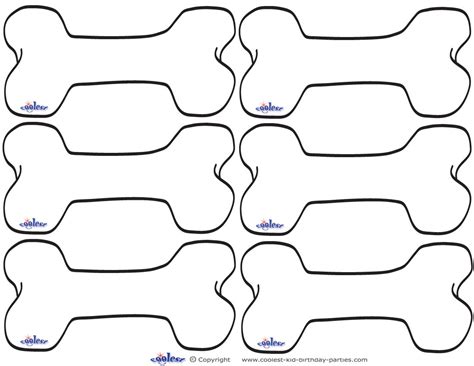 images  printable dog bone shape dog bone pattern template