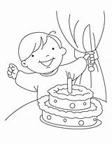 Celebrations Pages Coloring Birthday Kids sketch template