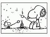 Coloring Pages Camping Snoopy Wecoloringpage Rv Getdrawings sketch template