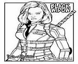 Widow Coloriage sketch template