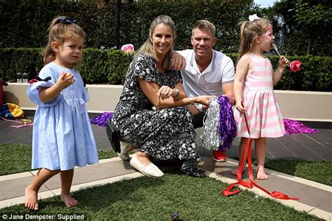 david and candice warner attend trolls event with daughters ivy mae