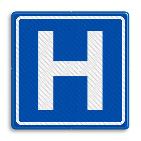 verkeersbord rvv hospitaal kopen bestel hier verkeersbordbe