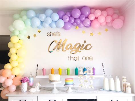 rainbow  birthday party ideas celebration stylist popular
