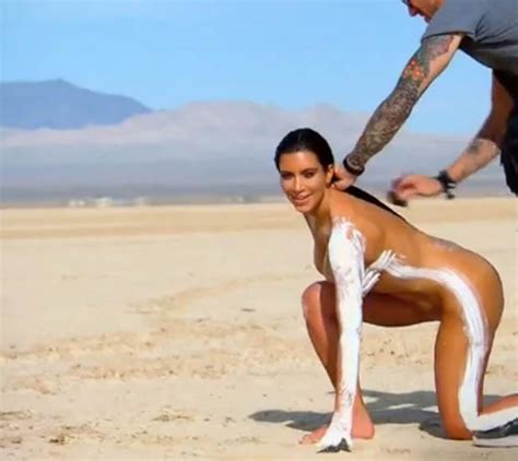 New Kim Kardashian Nude Pics See Behind The Scenes From