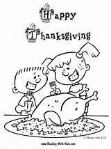 Thanksgiving Coloring Pages Turkey Dinner Book Kids Choose Board Printable Getcolorings Comments sketch template