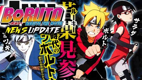 Bolt Sarada And Mitsuki Official Anime Character Designs