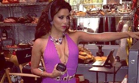 eva longoria gets stuck into directing duties for nbc comedy hot and bothered daily mail online