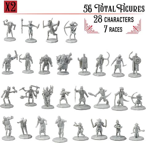 dd miniatures  mini figures  hex sized  dungeons  dragons  rpg tabletop games