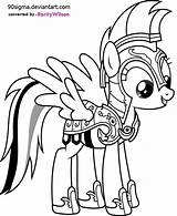 Rainbow Dash Coloring Pages Pony Little Printable Her She Coloriage Loyal Playful Speaking Characters Mlp sketch template