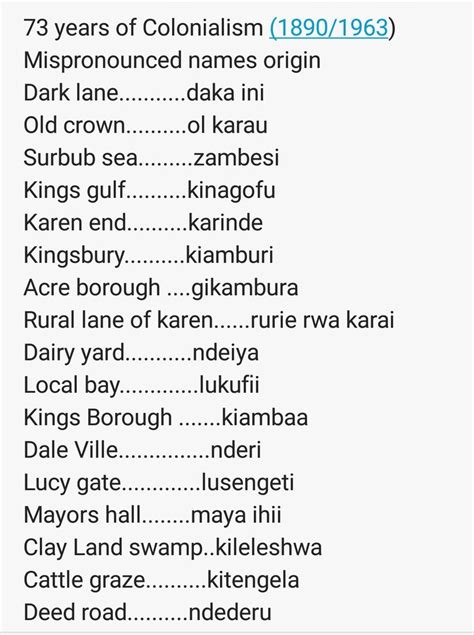hilarious 40 kenyan towns and the origin of their names — kenyan news