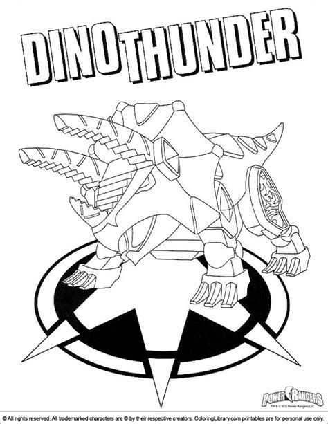 power rangers coloring picture