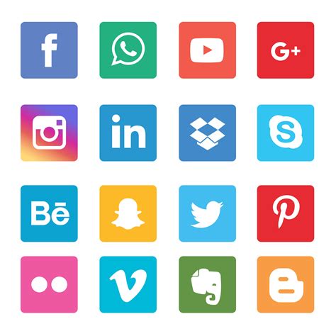 downloadable social media icons