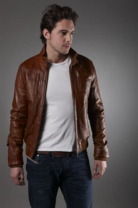 leather jackets  men