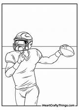 Quarterback Iheartcraftythings Whichever Surely Offense sketch template