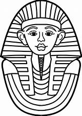Coloring Face Egyptian Ancient Wecoloringpage Pages sketch template