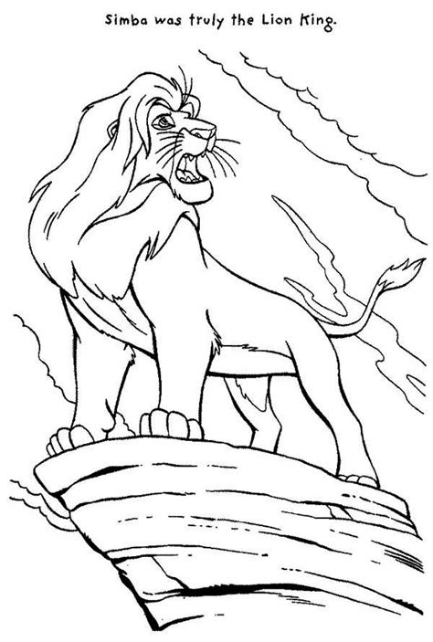 Lion King Mufasa Coloring Pages At Getdrawings Free Download