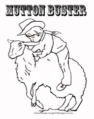 rodeo coloring pages  printables cowboys  cowgirls dancing