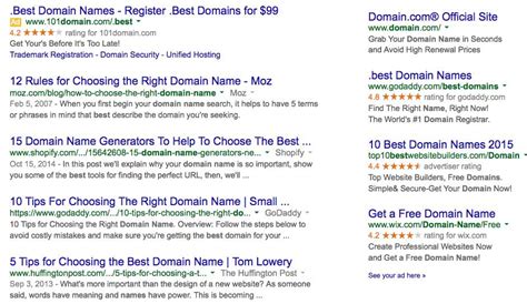 google removing domain names  search