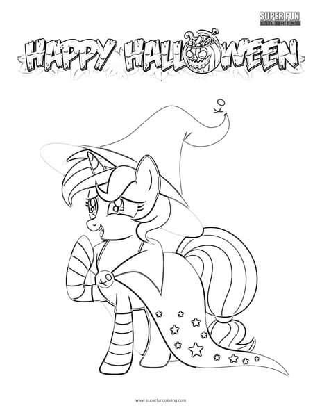 halloween   pony coloring page   pony coloring
