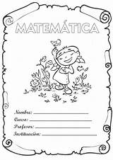 Matematicas Caratulas Caratula Matematica Cuadernos sketch template