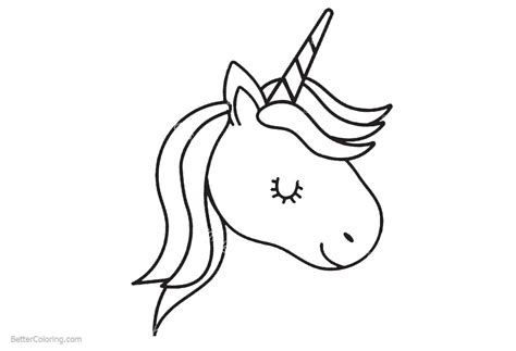 unicorn coloring pages eyes closed  printable coloring pages