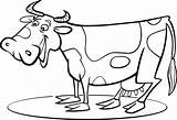 Cow Cartoon Kolorowanki Vache Farma Yayimages Assise Krówka Izakowski Uśmiechnięta Mignon Planetadziecka Drukowania sketch template