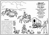 Kids Coloring Menu West Old Menus Restaurant Children Placemats Western Front Restaurants Pages Printable Kid Template House Steak Activity Activities sketch template