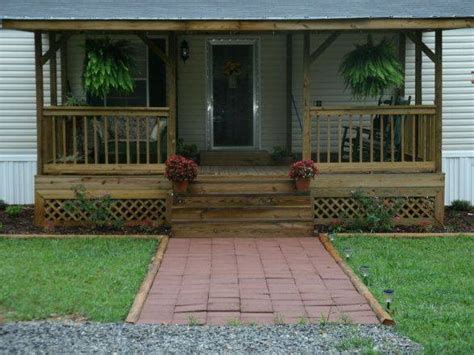 great manufactured home porch designs