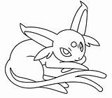 Leafeon Coloring Pages Getdrawings sketch template