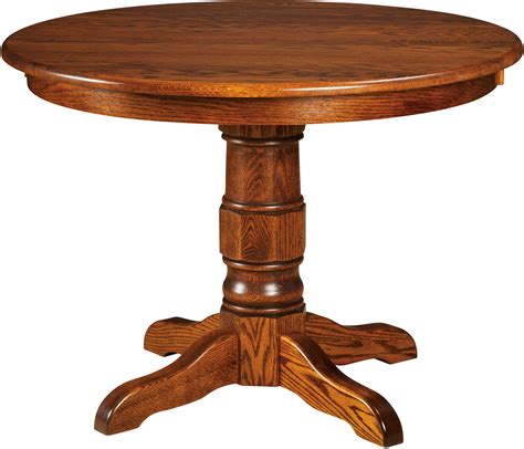 preston single pedestal table amish preston single pedestal table