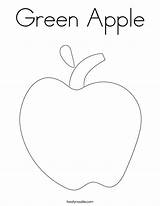 Coloring Apple Apples Green Noodle Twisty Print Colouring Pages Color Printable Sheet Sheets Kids Large Twistynoodle Fruit Food Fruits Printables sketch template