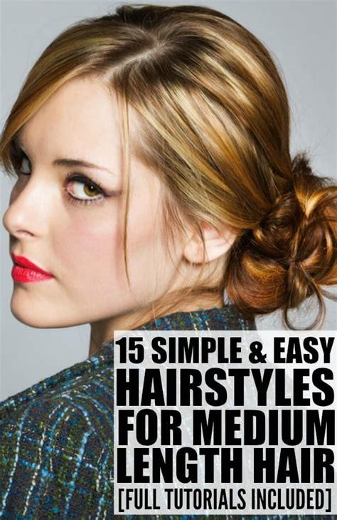 Easy Everyday Hairstyles For Medium Length Hair