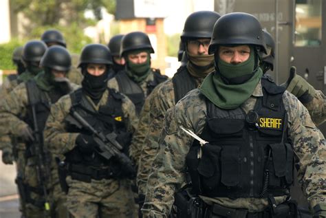 militarization  police   reduce crime pacific standard