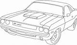 Dodge Coloring Pages Ram Charger 1969 Truck Cars Car Challenger Cummins Classic 1970 Demon Color Printable Old Drawing Desenhos Adult sketch template