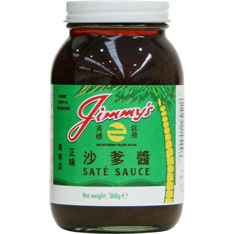 jimmys satay sauce 360g sauce oriental grocery food store