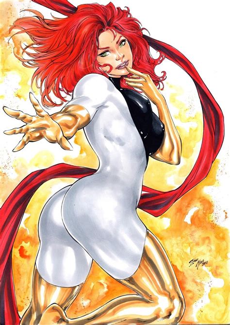 Phoenix By Iago Maia Comic Art Marvel Jean Grey Phoenix Marvel