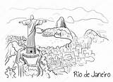 Redeemer Redentor Desenho Pontos Turisticos St2 Brasilien Env Brasilia Vetor sketch template