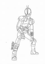 Kamen Rider Coloring Faiz sketch template