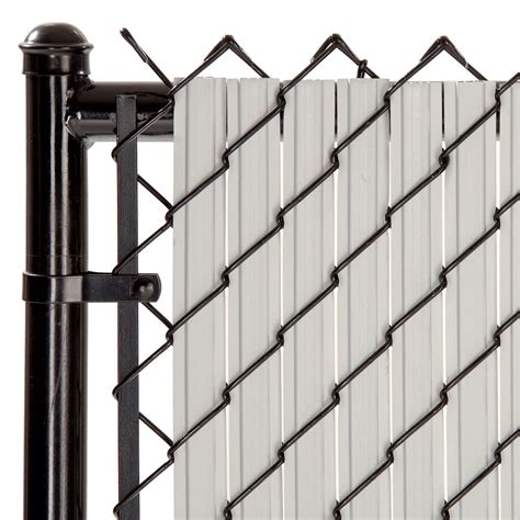 maximum privacy gray solitube slats  ft chain link fence walmartcom
